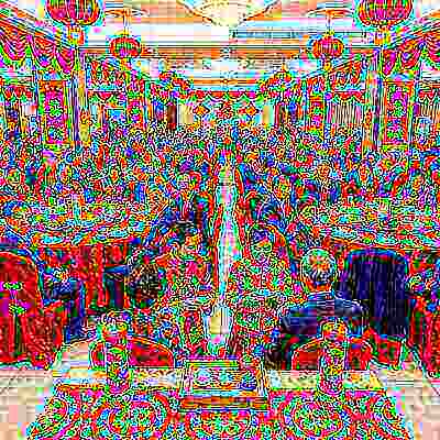 不同族裔的婚礼宾客在婚宴上开心欢笑，共同庆祝