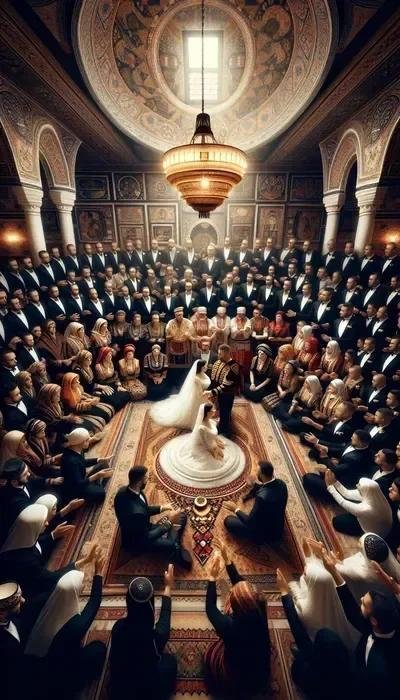 Albania wedding reception with joyful celebrations and family gatherings