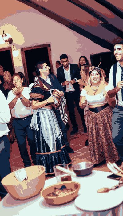 Traditional Argentina wedding attire displaying intricate designs and cultural significance
