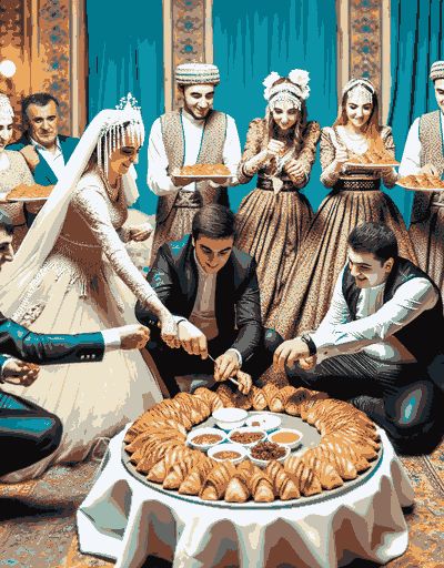 Azerbaijan wedding ceremony featuring sacred rituals and cultural traditions