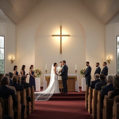 浸信会婚礼庆祝活动