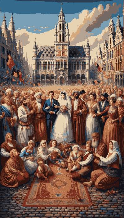 Belgium wedding ceremony featuring sacred rituals and cultural traditions