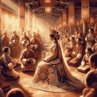 Bhutan wedding ceremony