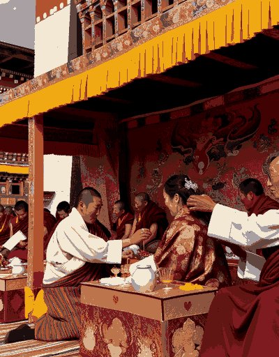 Bhutan wedding ceremony featuring sacred rituals and cultural traditions