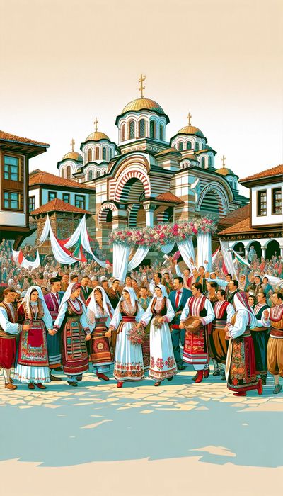 Bulgaria wedding ceremony featuring sacred rituals and cultural traditions