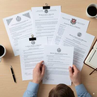 Blessed marriage crucifix used in Catholic wedding ceremony