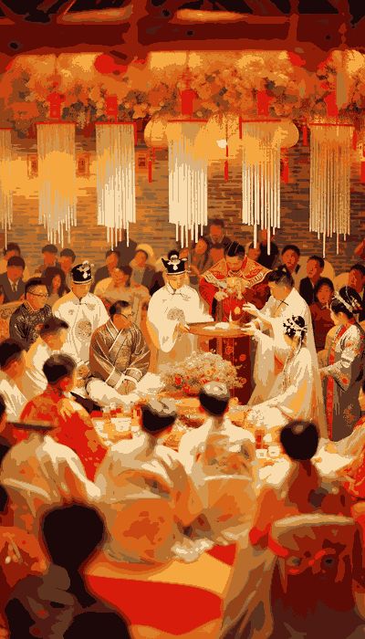 China pre-wedding rituals and engagement ceremonies with traditional customs