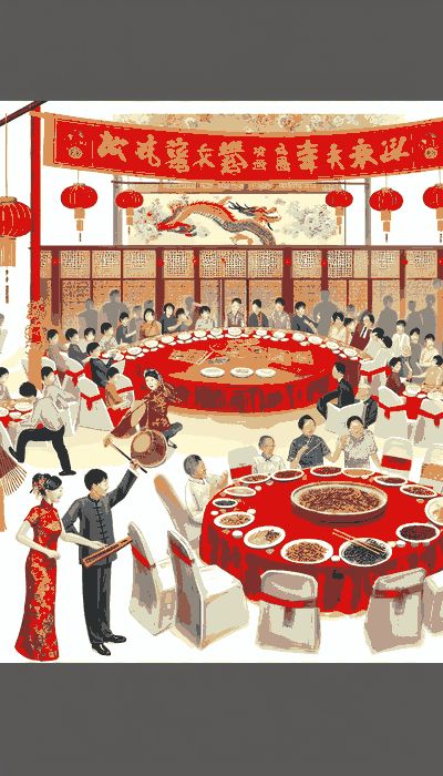 展示精致设计和文化意义的传统中国婚礼服饰