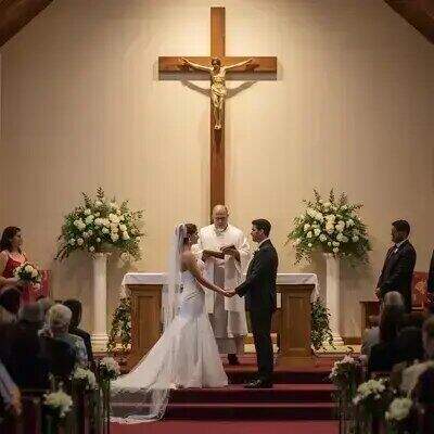 Celebracao de casamento cristao