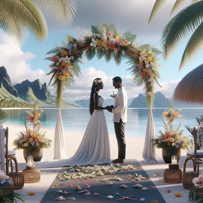 Cocos Islands wedding ceremony
