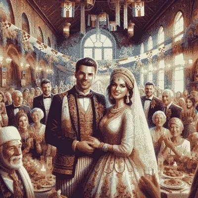 Croatia wedding ceremony