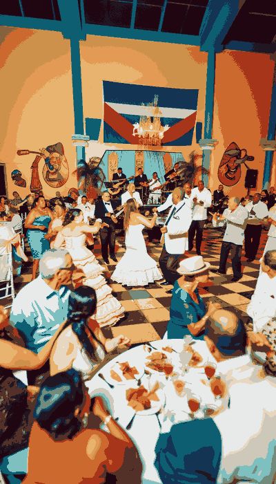 Traditional Cuba wedding attire displaying intricate designs and cultural significance