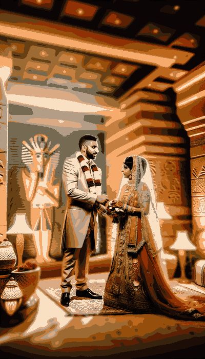 Egypt pre-wedding rituals and engagement ceremonies with traditional customs