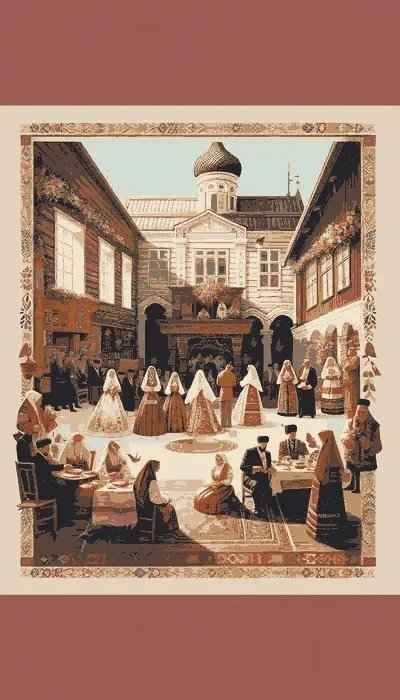 Traditional Estonia wedding attire displaying intricate designs and cultural significance