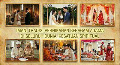 Tradisi pernikahan beragam agama di seluruh dunia