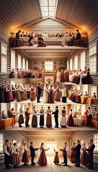 Finland wedding ceremony featuring sacred rituals and cultural traditions