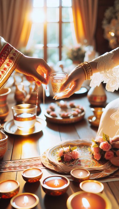 Cérémonie de mariage française avec rituels sacrés et traditions culturelles