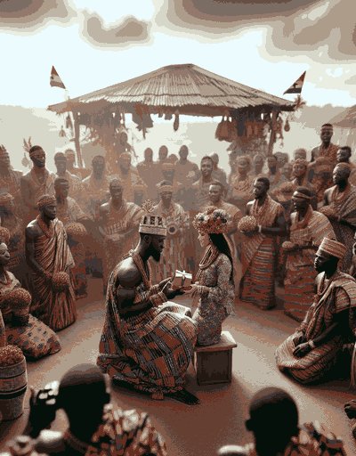 Ghana wedding ceremony featuring sacred rituals and cultural traditions