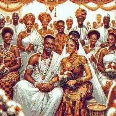 Ghana wedding ceremony