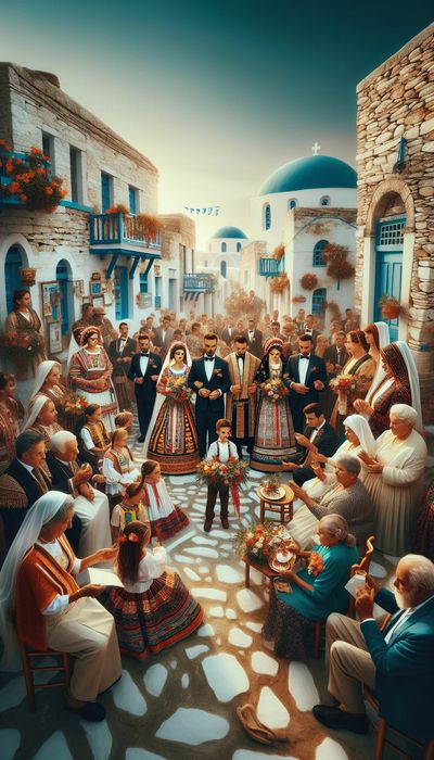 Greece wedding ceremony featuring sacred rituals and cultural traditions
