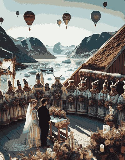 Greenland pre-wedding rituals and engagement ceremonies with traditional customs