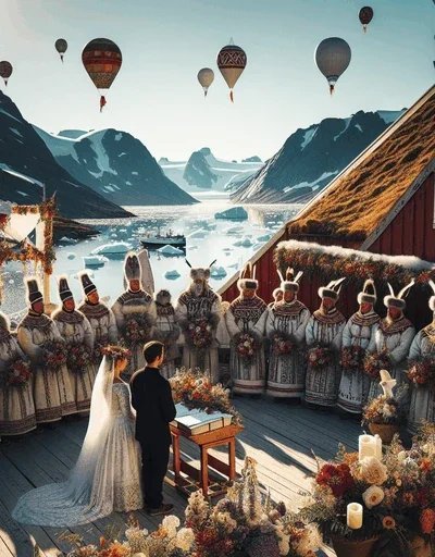 Greenland wedding ceremony