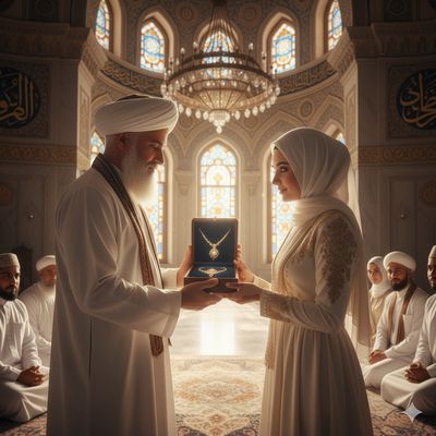 Muslim wedding tradition
