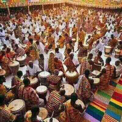 Traditional Ivorian wedding attire