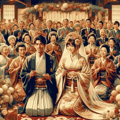 Japan wedding ceremony