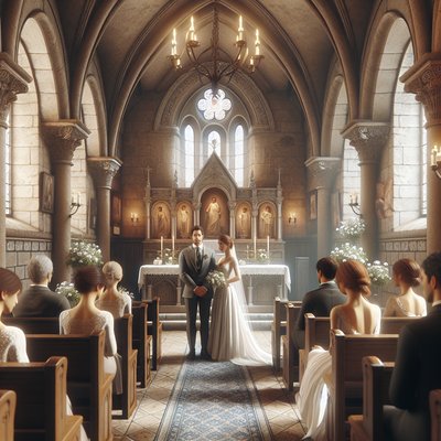 Jersey wedding ceremony