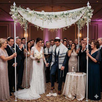 Jewish Traditions wedding chuppah ceremony