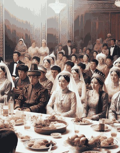 Kazakhstan pre-wedding rituals and engagement ceremonies with traditional customs