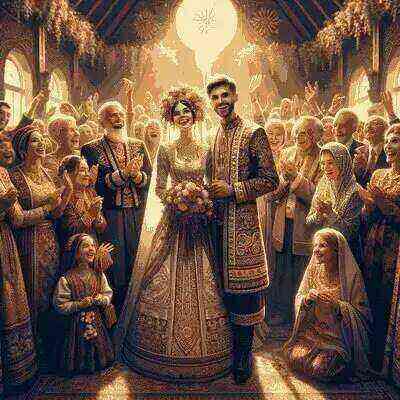 Lithuania traditional wedding celebration showcasing cultural heritage and customs