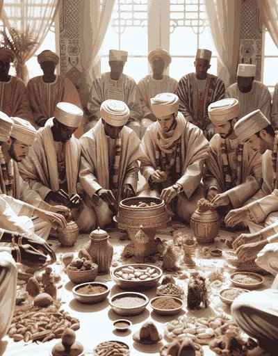Traditional Mauritania wedding attire displaying intricate designs and cultural significance