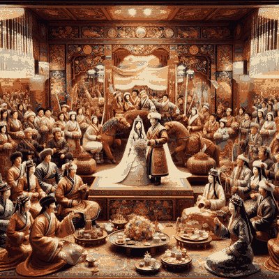 Mongolia wedding ceremony