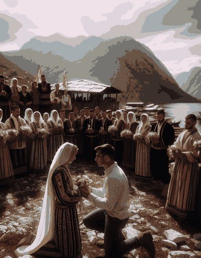 Montenegro wedding ceremony featuring sacred rituals and cultural traditions