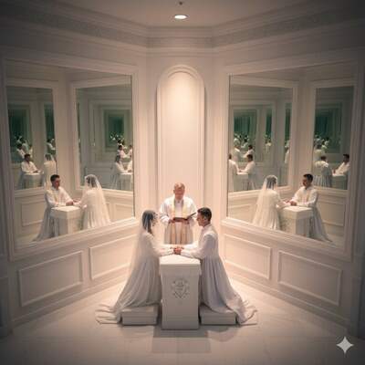 Mormon wedding tradition