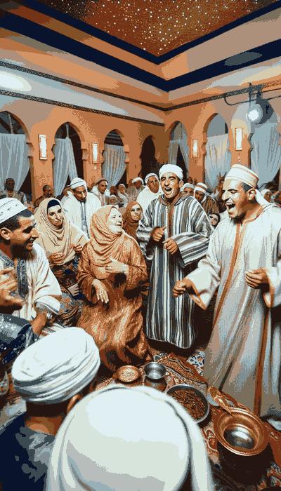 Traditional Morocco wedding attire displaying intricate designs and cultural significance
