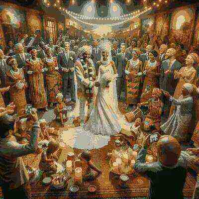 Mozambique wedding ceremony