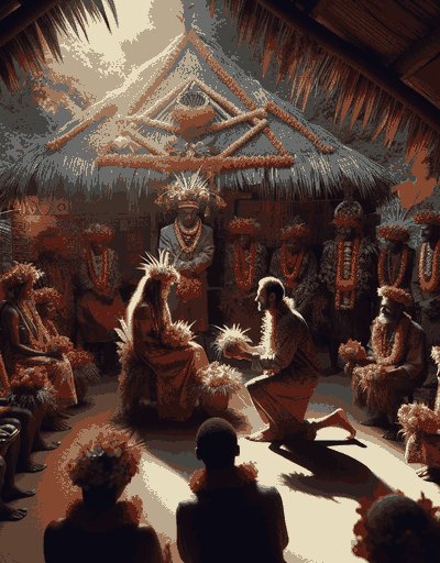 New Caledonia wedding ceremony featuring sacred rituals and cultural traditions