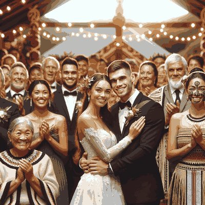 New Zealand wedding ceremony