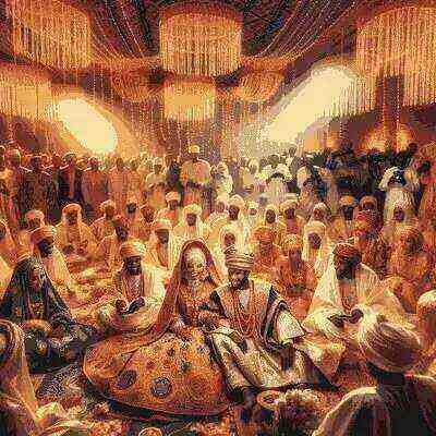 Niger traditional wedding celebration showcasing cultural heritage and customs