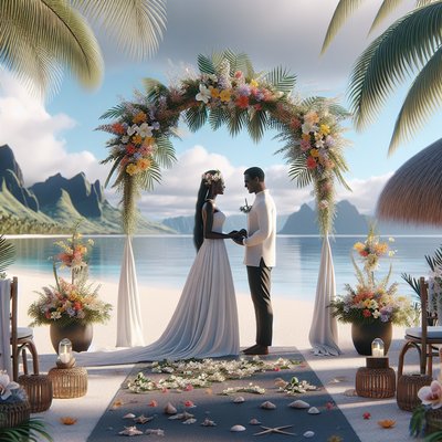 Norfolk Island wedding ceremony