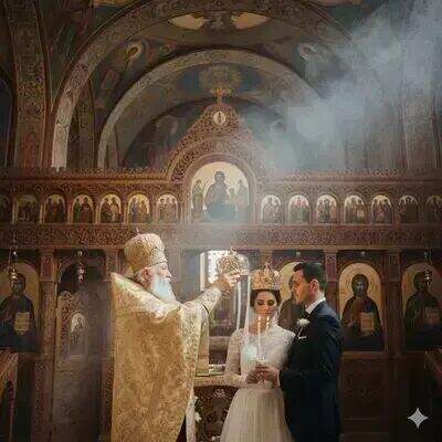 Eastern Orthodox wedding dance ceremony