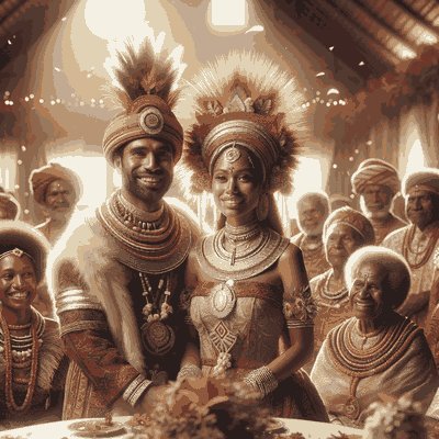 Papua New Guinea wedding ceremony