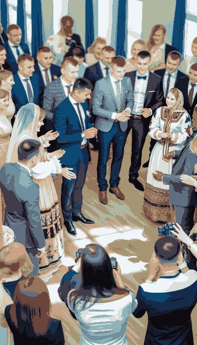 Russia wedding ceremony featuring sacred rituals and cultural traditions
