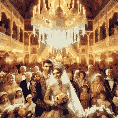 Russia wedding ceremony