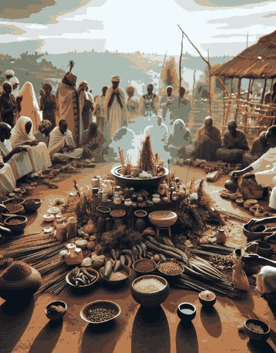 Traditional Rwanda wedding attire displaying intricate designs and cultural significance