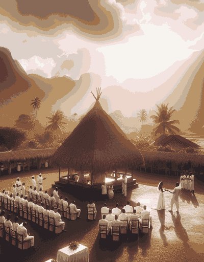 Saint Lucia wedding ceremony featuring sacred rituals and cultural traditions