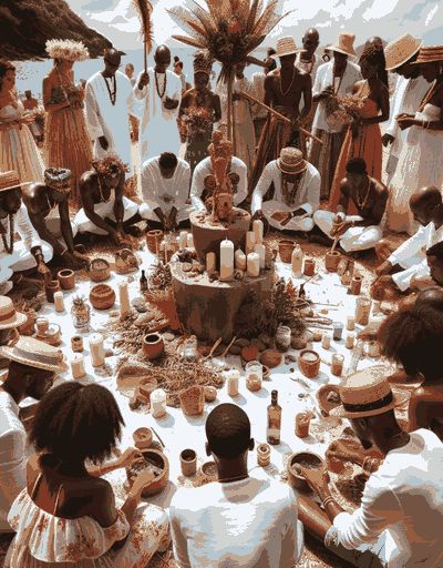 Traditional Saint Vincent and the Grenadines wedding attire displaying intricate designs and cultural significance